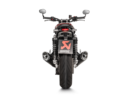 Akrapovič Uitlaat - Triumph Speed Twin 2019-2020 | Thruxton 1200 / R / RS 2016-2020 - Slip-On Line (Titanium) - Motor Accessoires
