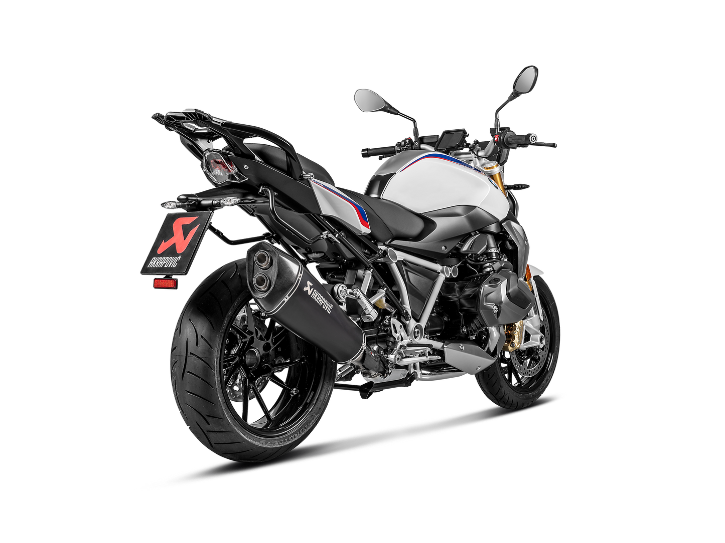Akrapovič Uitlaat - BMW R 1250 R 2019-2024 | R 1250 RS 2019-2024 - Slip-On Line (Titanium) - Motor Accessoires