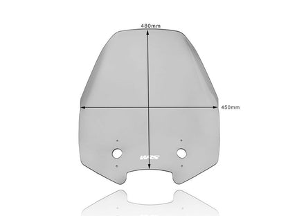 WRS Vervangingsruit - Kawasaki Versys 1000 2012-2020 | Versys 650 2015-2021 - Caponord - Licht Getint / Transparant