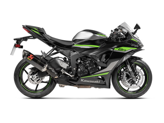 Akrapovič Uitlaat - Kawasaki Ninja ZX-6R 2009-2026 - Slip-On Line (Carbon)