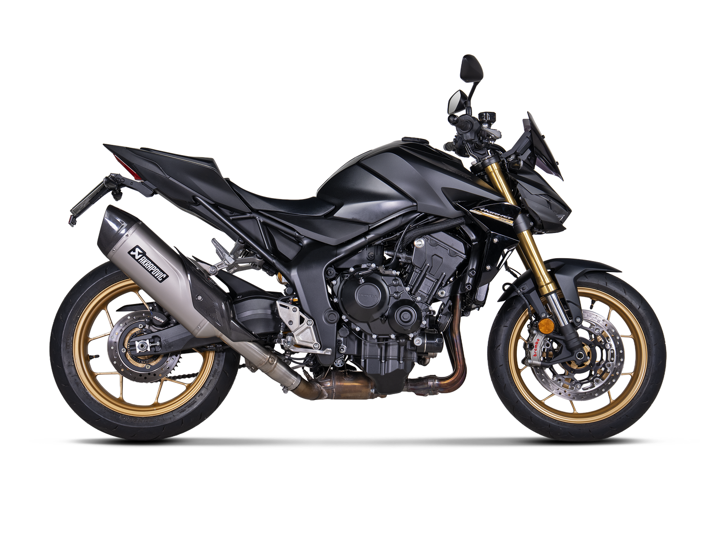 Akrapovič Uitlaat - Honda CB1000 Hornet SP 2025-2026 - Slip-On Line (Titanium) - Motor Accessoires