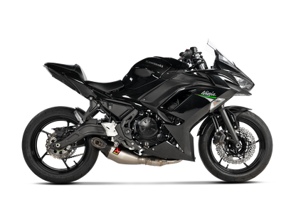 Akrapovič Uitlaat - Kawasaki Ninja 650 2021-2026 | Z650 2021-2026 - Racing Line (Titanium) - Motor Accessoires