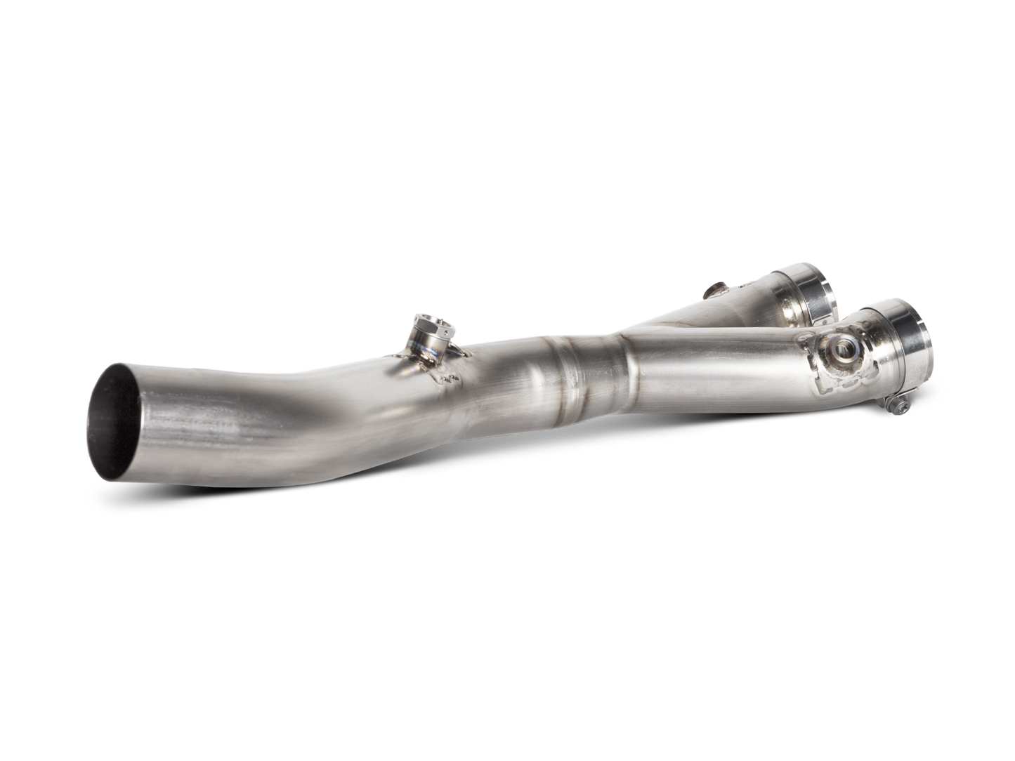 Optionele Akrapovič Uitlaat Accessoires - Yamaha MT-10/FZ-10 2016-2021 - Optional Link Pipe/Collector (Titanium) - Motor Accessoires