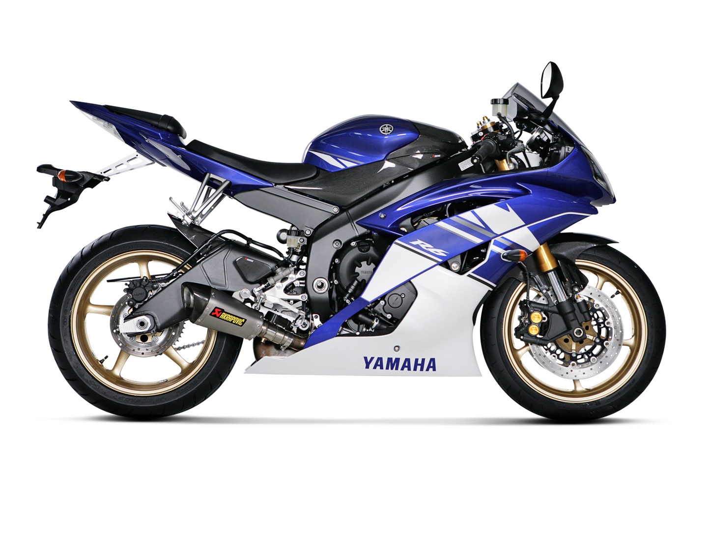 Akrapovič Uitlaat - Yamaha R6 2010-2016 | R6 2017-2026 - Slip-On Line (Titanium) - Motor Accessoires