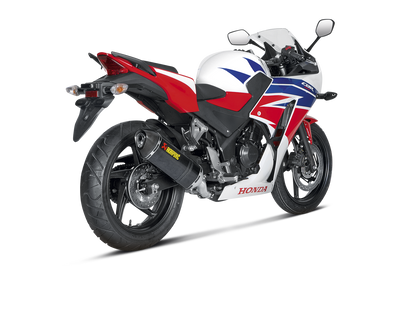 Akrapovič Uitlaat - Honda CBR300R 2014-2016 - Slip-On Line (Carbon) - Motor Accessoires