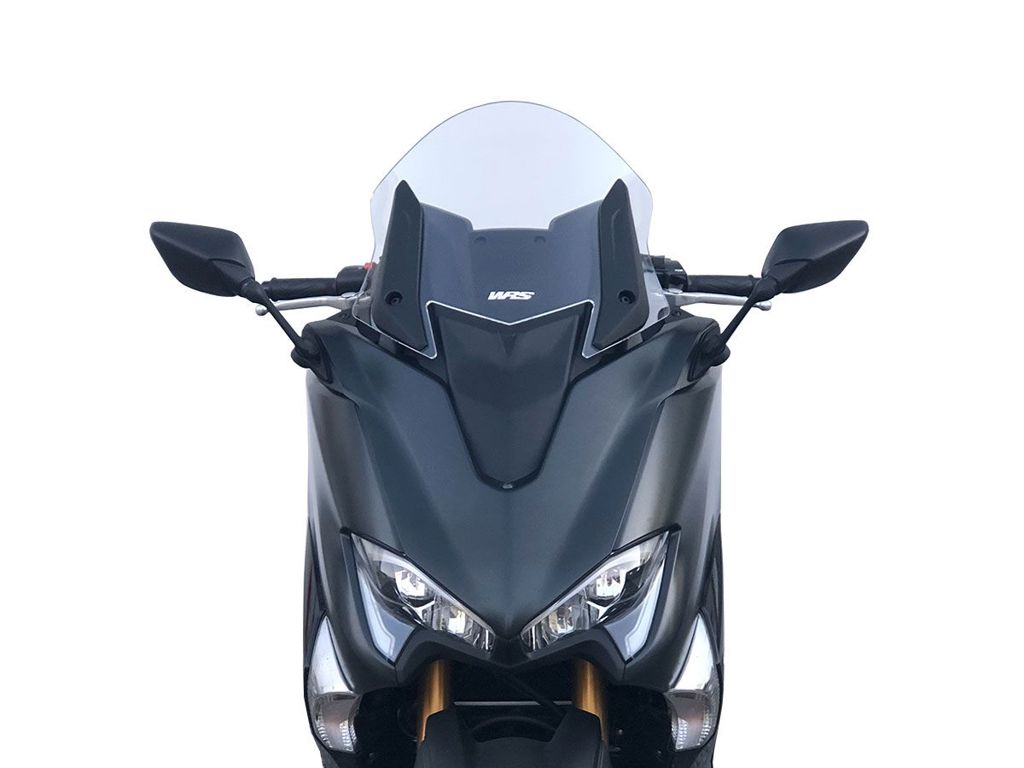 WRS Sport Windscherm - Yamaha T-MAX XP530 2017-2019 | T-MAX XP560 2020-2021 - Transparant / Mat Zwart en meer