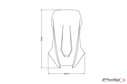 Windscherm Smoked/Sport Honda X-Adv Puig (2021-2024)