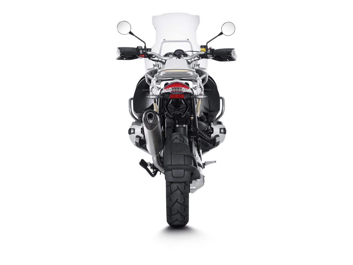 Akrapovič Uitlaat - BMW R 1200 GS 2010-2012 | R 1200 GS ADVENTURE 2010-2013 - Slip-On Line (Titanium) - Motor Accessoires