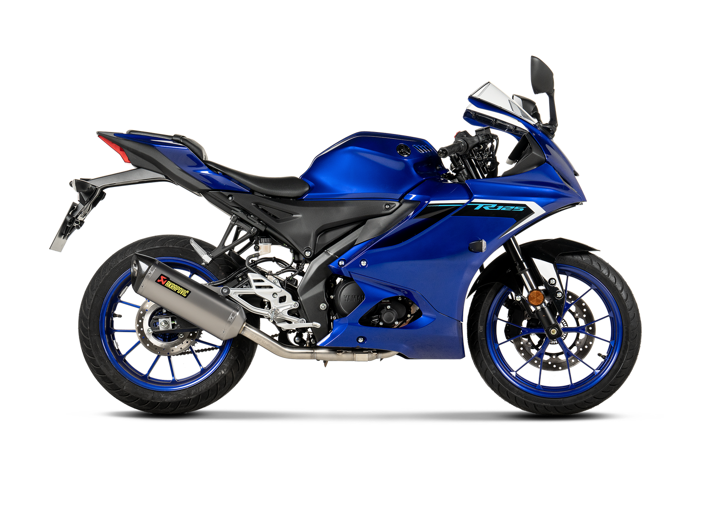 Akrapovič Uitlaat - Yamaha MT-125 2021-2026 & meer - Racing Line (Titanium)