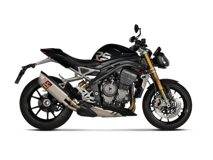Akrapovič Uitlaat - Triumph Speed Triple 1200 RS / RR 2021-2024 - Slip-On Line (Titanium) - Motor Accessoires