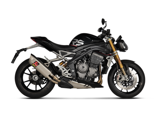 Akrapovič Uitlaat - Triumph Speed Triple 1200 RS / & meer - Slip-On Line (Titanium)