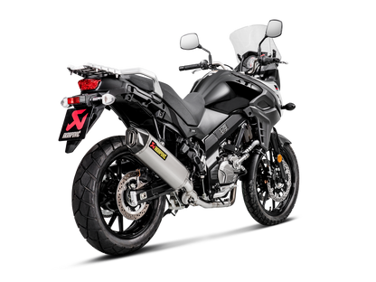 Akrapovič Uitlaat - Suzuki V-STROM 650 2017-2024 - Racing Line (Titanium)