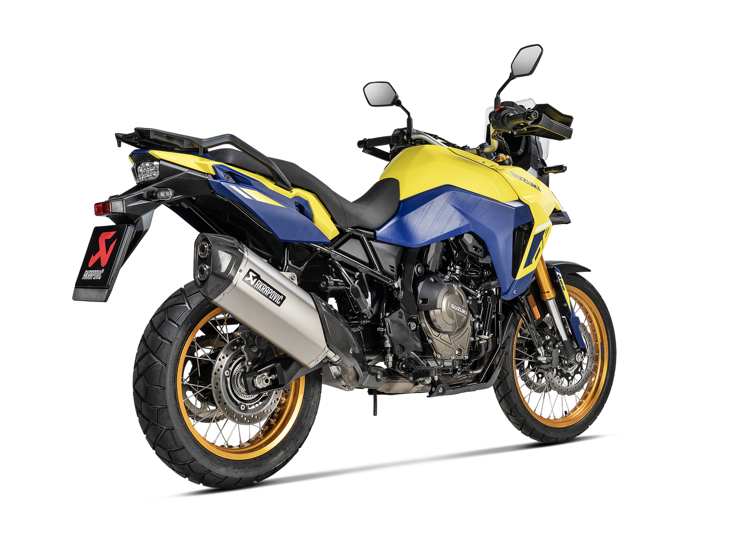 Akrapovič Uitlaat - Suzuki V-STROM 800 2022-2026 & meer - Slip-On Line (Titanium)