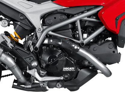 Optionele Akrapovič Uitlaat Accessoires - Ducati Hypermotard 2013-2018 | Hyperstrada 2013-2018 - Heat Shield (Carbon) - Motor Accessoires