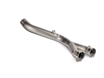 Optionele Akrapovič Uitlaat Accessoires - Yamaha MT-10/FZ-10 2022-2024 - Optional Link Pipe/Collector (Titanium) - Motor Accessoires