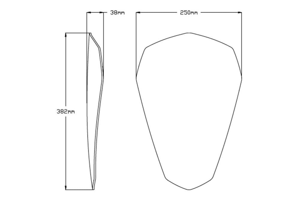 Vervangingsruit Puig Jetstream Yamaha Tracer 7 '20-24