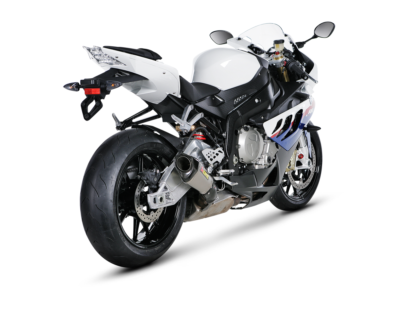 Akrapovič Uitlaat - BMW S 1000 R / M 1000 R 2014-2016 | S 1000 RR 2010-2014 - Slip-On Line (Titanium) - Motor Accessoires