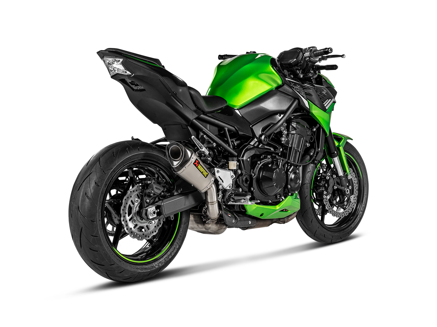 Akrapovič Uitlaat - Kawasaki Z900 2020-2024 - Slip-On Line (Titanium)