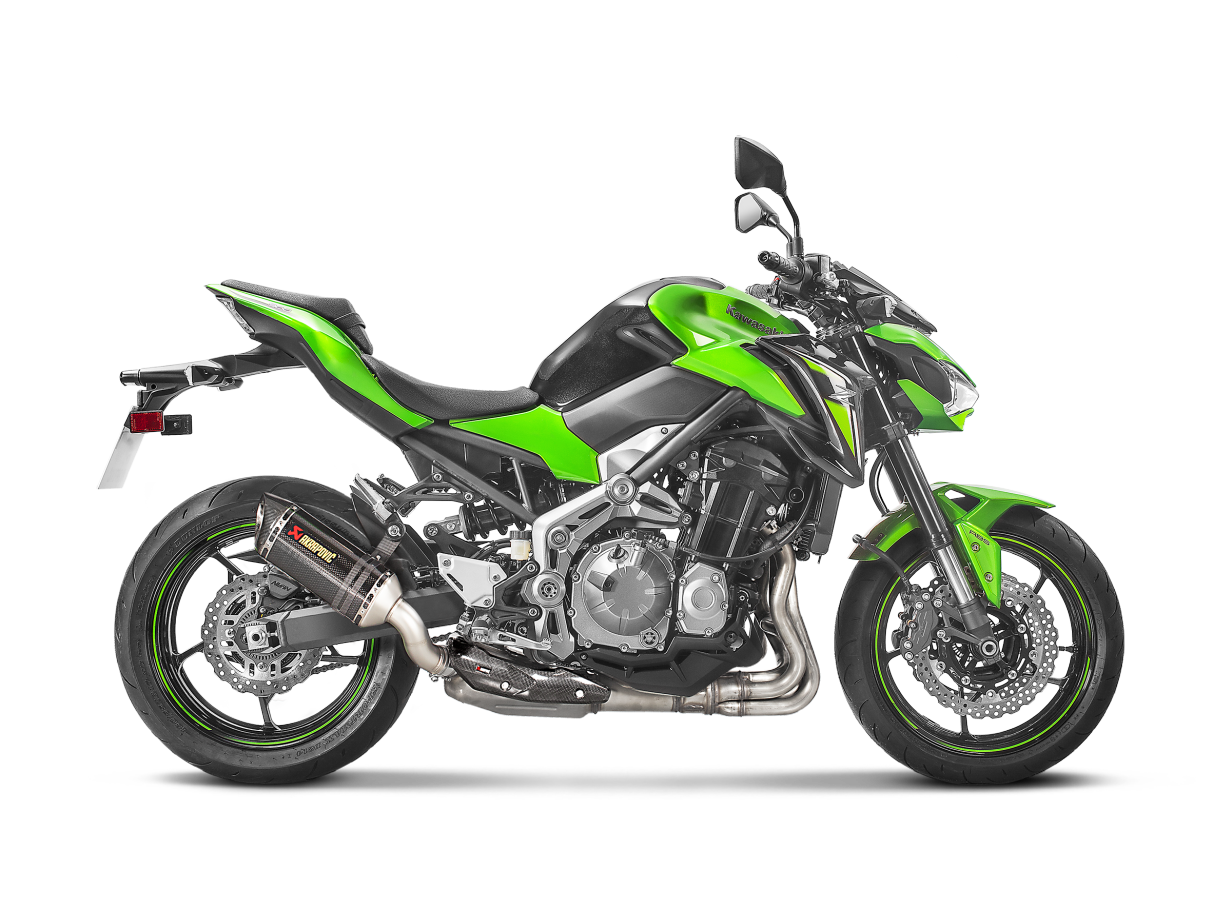 Optionele Akrapovič Uitlaat Accessoires - Kawasaki Z900 2017-2024 | Z900 (A2) 2018-2024 - Heat Shield (Carbon) - Motor Accessoires