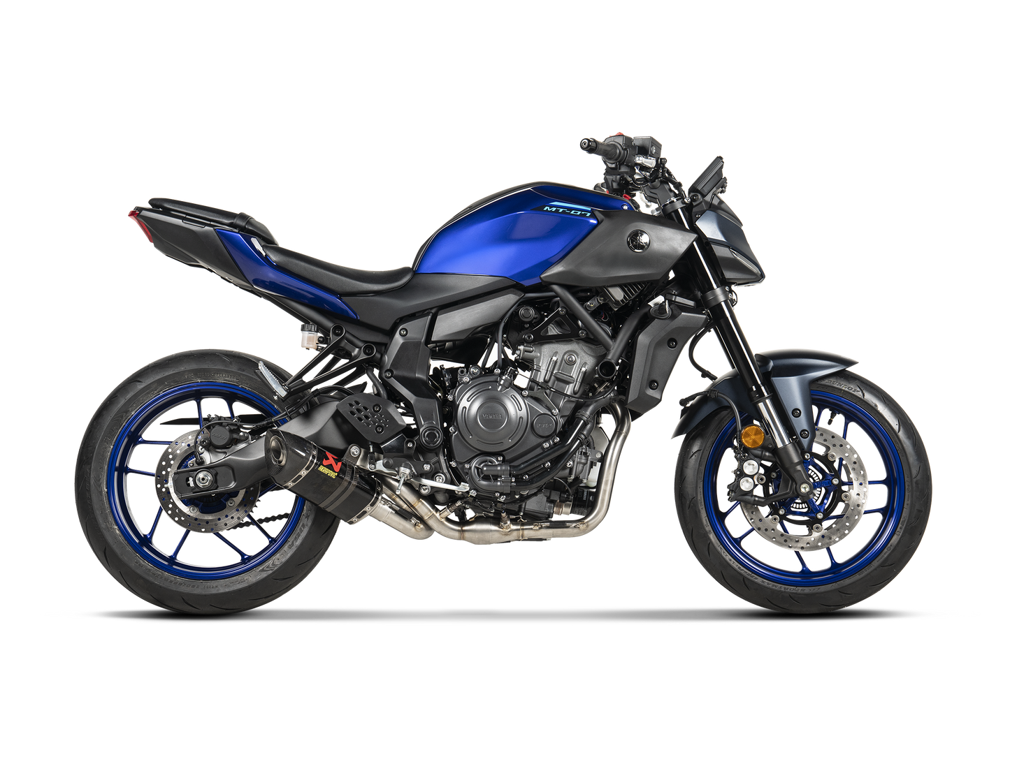 Akrapovič Uitlaat - Yamaha MT-07/FZ-07 2014-2026 & meer - Racing Line (Carbon)
