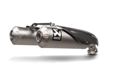 Akrapovic Uitlaat - Motor Accessoires - Ducati Scrambler 1100 - 2021 t/m 2024 - Slip-On Line (Titanium)