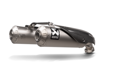 Akrapovič Uitlaat - Ducati Scrambler 1100 2021-2024 - Slip-On Line (Titanium) - Motor Accessoires