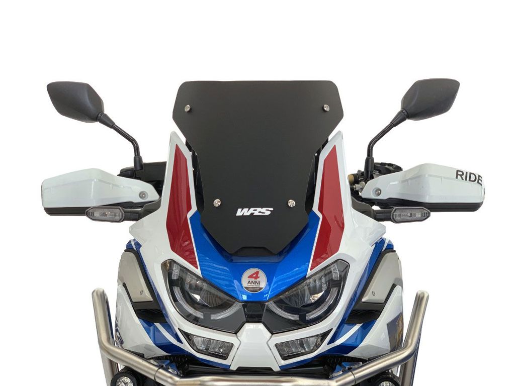 WRS Windscherm - Honda CRF1100L Africa Twin Adventure Sports 2020-2023 - Sport - Donker Getint / Mat Zwart