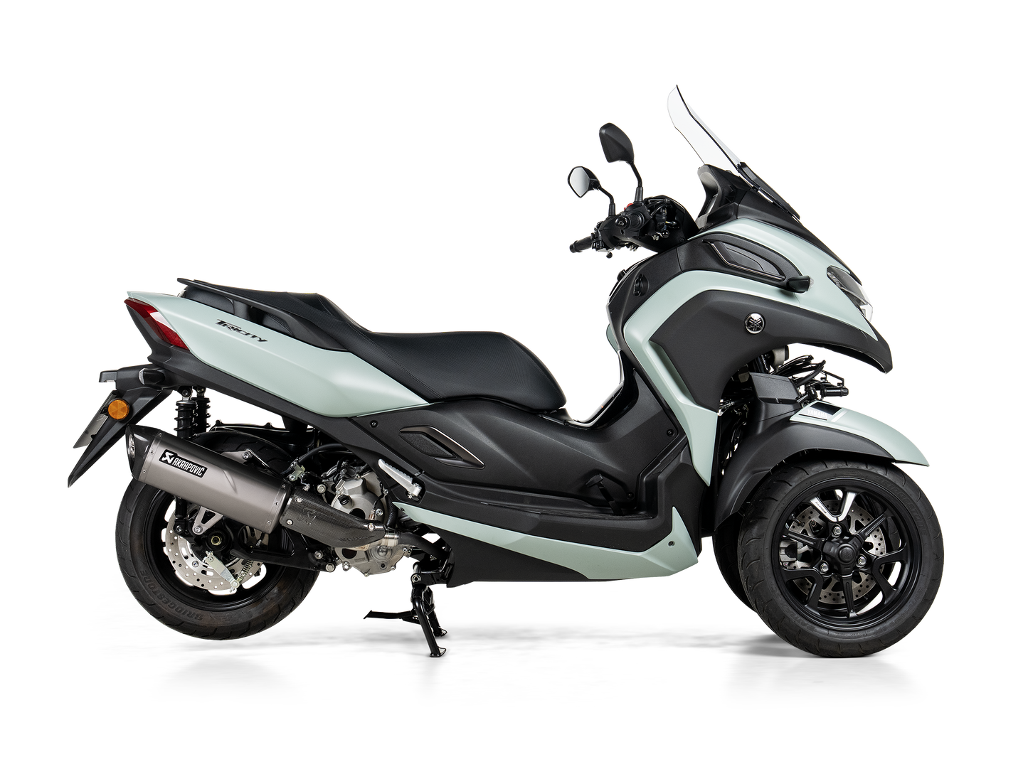 Akrapovič Uitlaat - Yamaha Tricity 300 2025-2026 & meer - Slip-On Line (SS)
