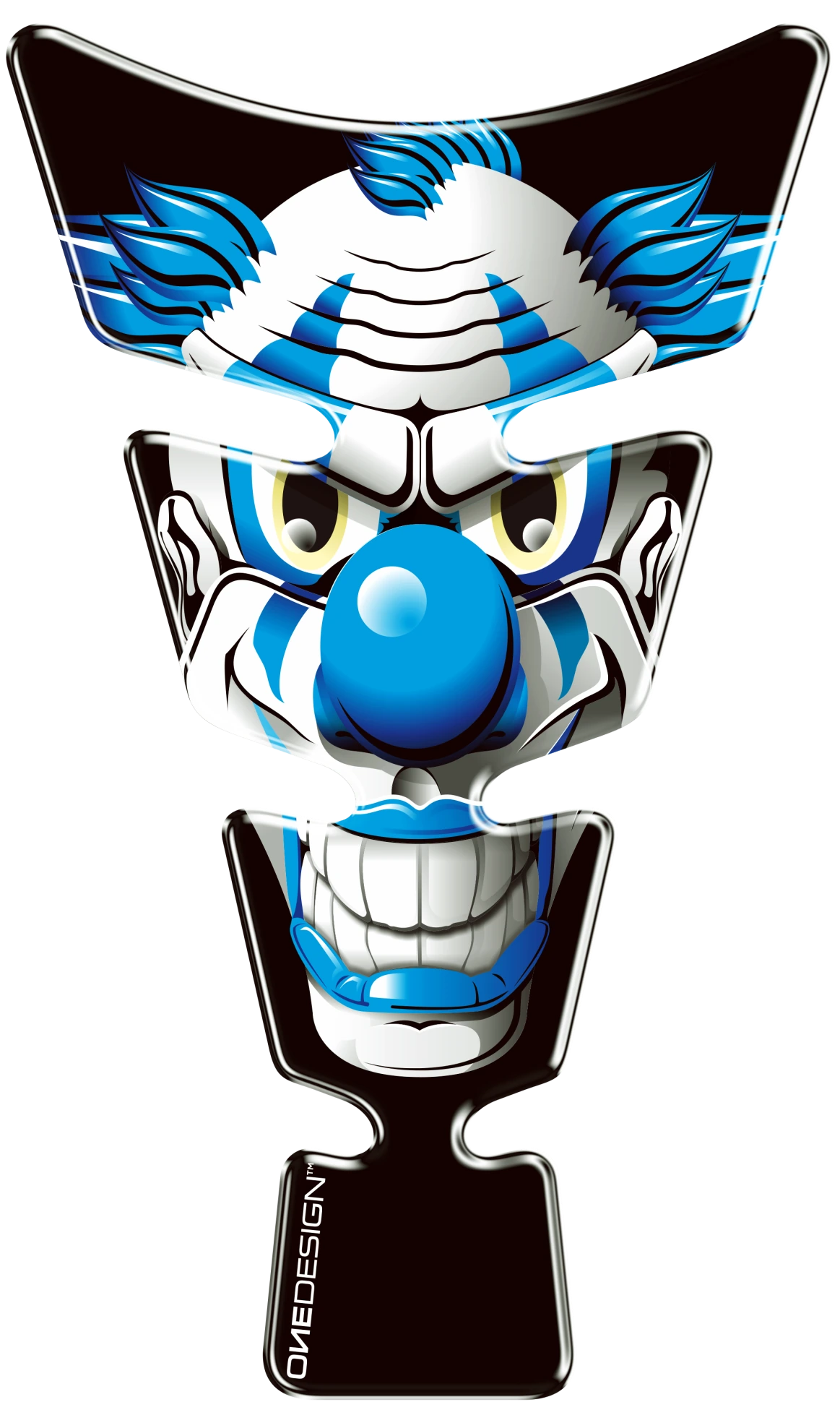 Tankpad Clown Puig universeel - Blauw / Groen en meer