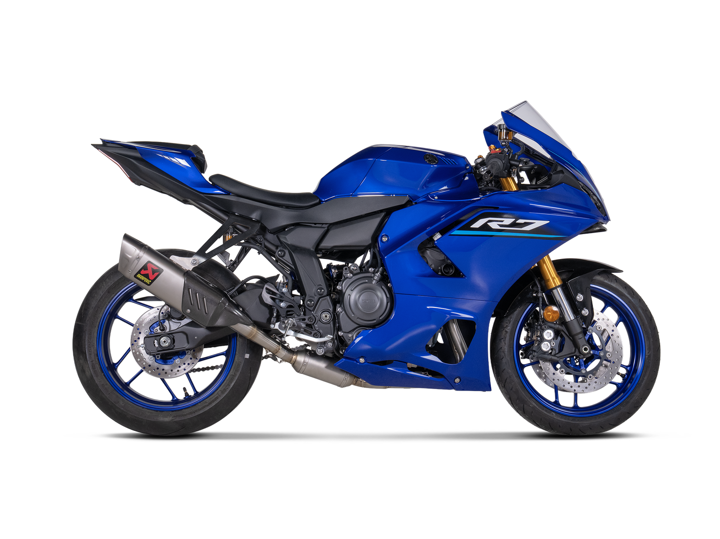 Akrapovič Uitlaat - Yamaha R7 2026 - Racing Line (Titanium)
