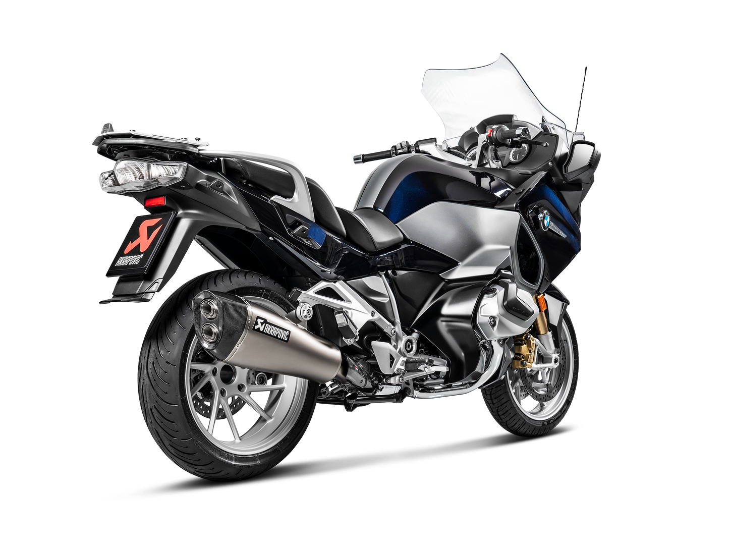 Akrapovič Uitlaat - BMW R 1250 RT 2019-2024 - Slip-On Line (Titanium)