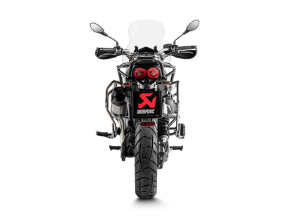 Akrapovič Uitlaat - Moto Guzzi V85 TT 2019-2024 - Slip-On Line (Titanium)