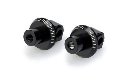 Voetsteunadapters achterzijde van Puig voor Triumph Tiger 1050 Sport