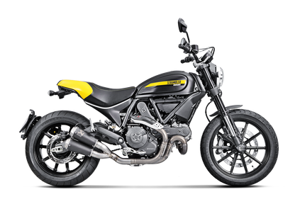 Akrapovič Uitlaat - Ducati Monster 797/797+/659 20 & meer - Slip-On Line (Titanium)
