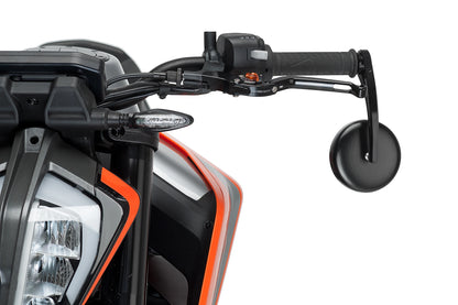 Puig Grand Tracker Stuureindspiegel - Zilver / Zwart