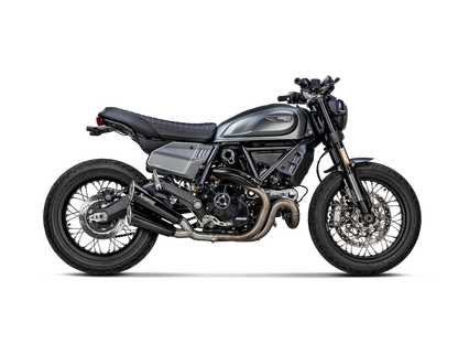 Akrapovič Uitlaat - Ducati Scrambler Urban Motard/Nightshift/Icon/Icon Dark/Desert Sled 2021-2022 - Slip-On Line (SS) - Motor Accessoires
