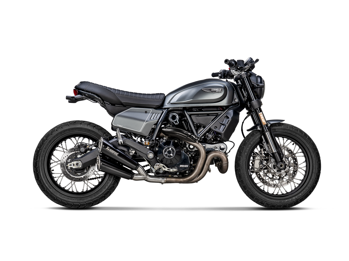 Akrapovič Uitlaat - Ducati Scrambler Urban Motard/ & meer - Slip-On Line (SS)