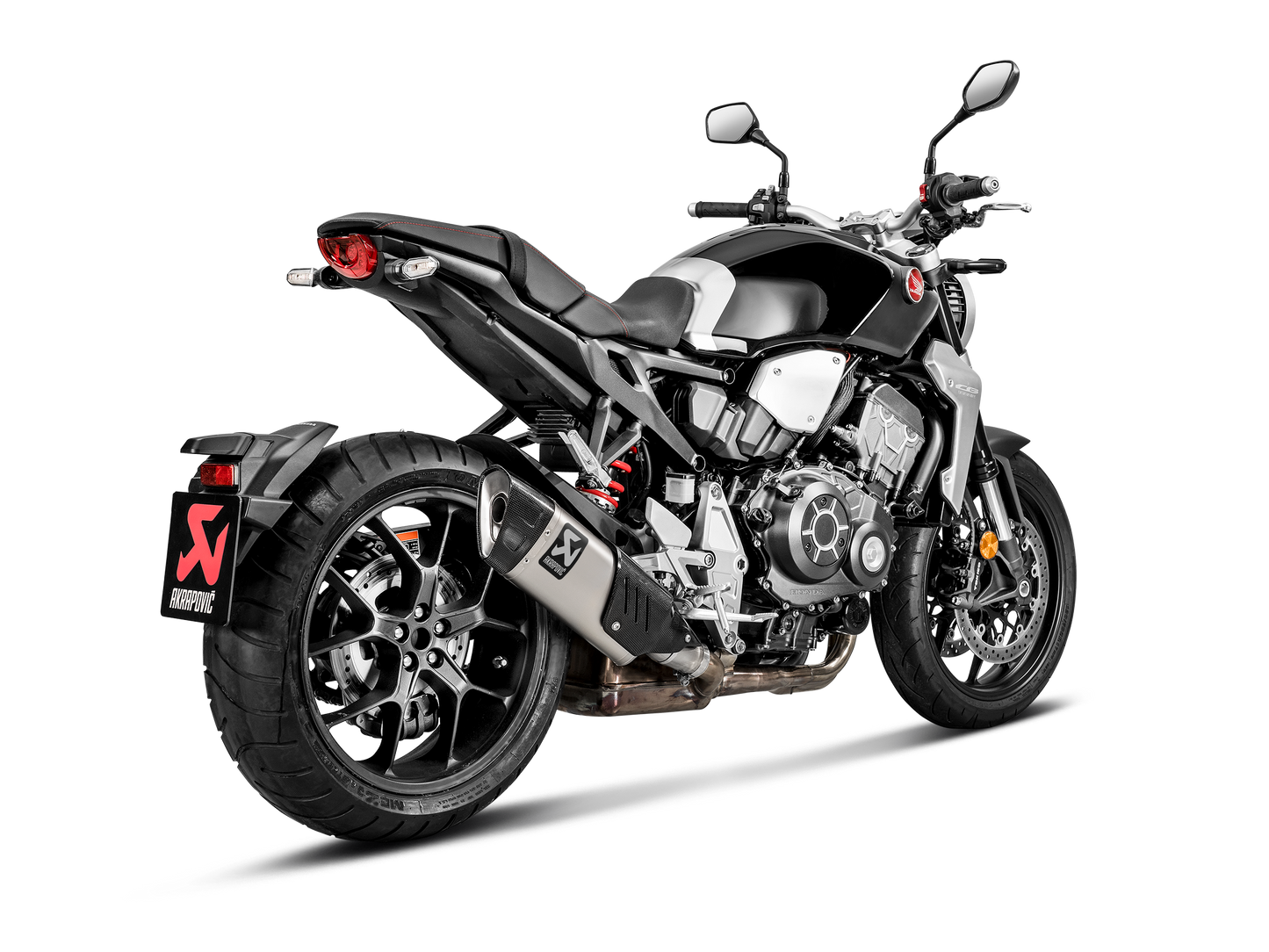 Akrapovič Uitlaat - Honda CB1000 R 2018-2024 - Slip-On Line (Titanium) - Motor Accessoires
