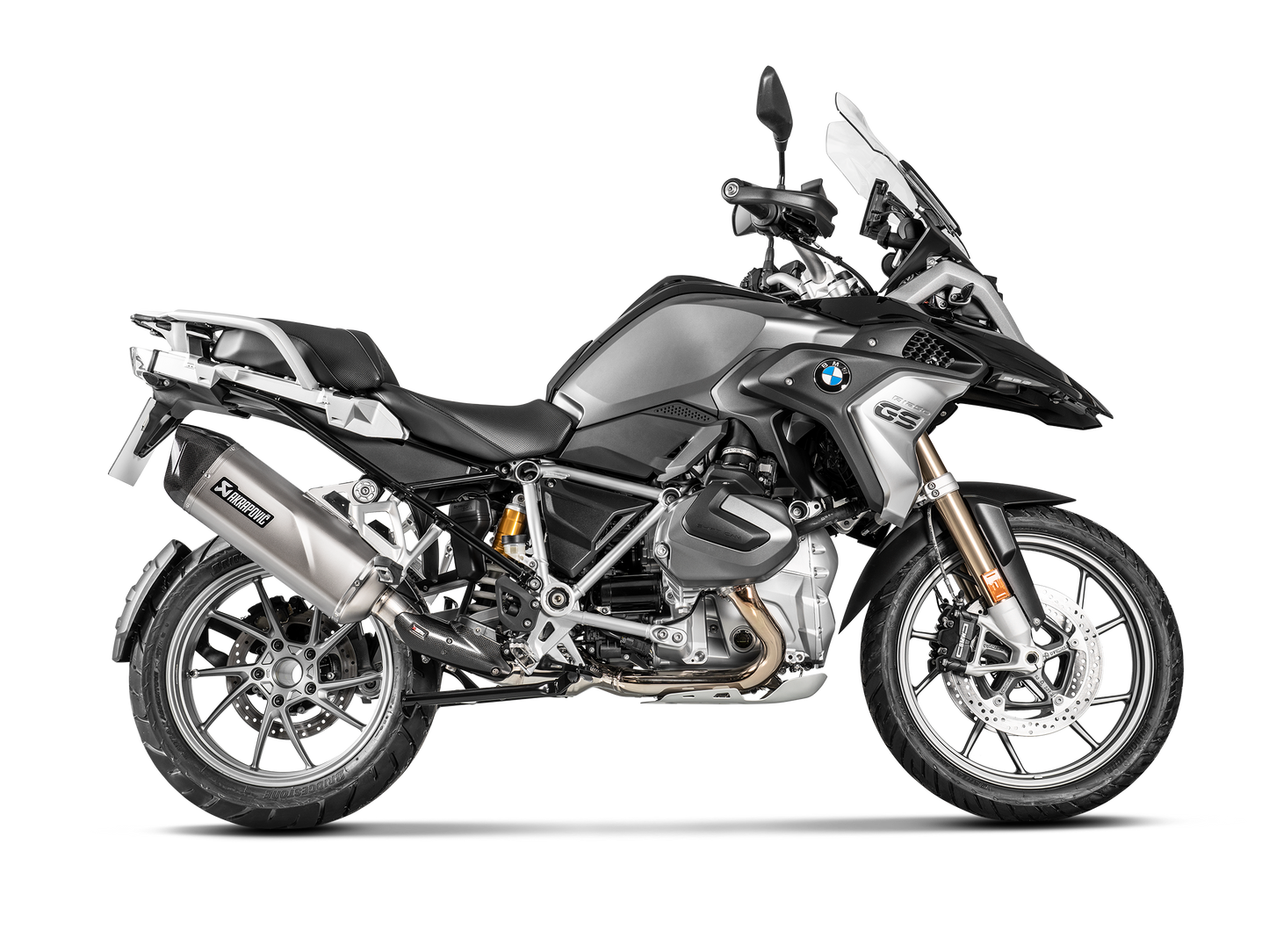Akrapovič Uitlaat - BMW R 1250 GS / ADVENTURE 2019 & meer - Slip-On Line (Titanium)