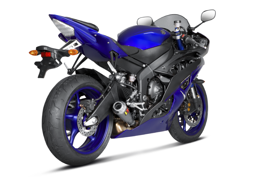 Akrapovič Uitlaat - Yamaha R6 2006-2016 | R6 2017-2026 - Slip-On Line (Titanium) - Motor Accessoires