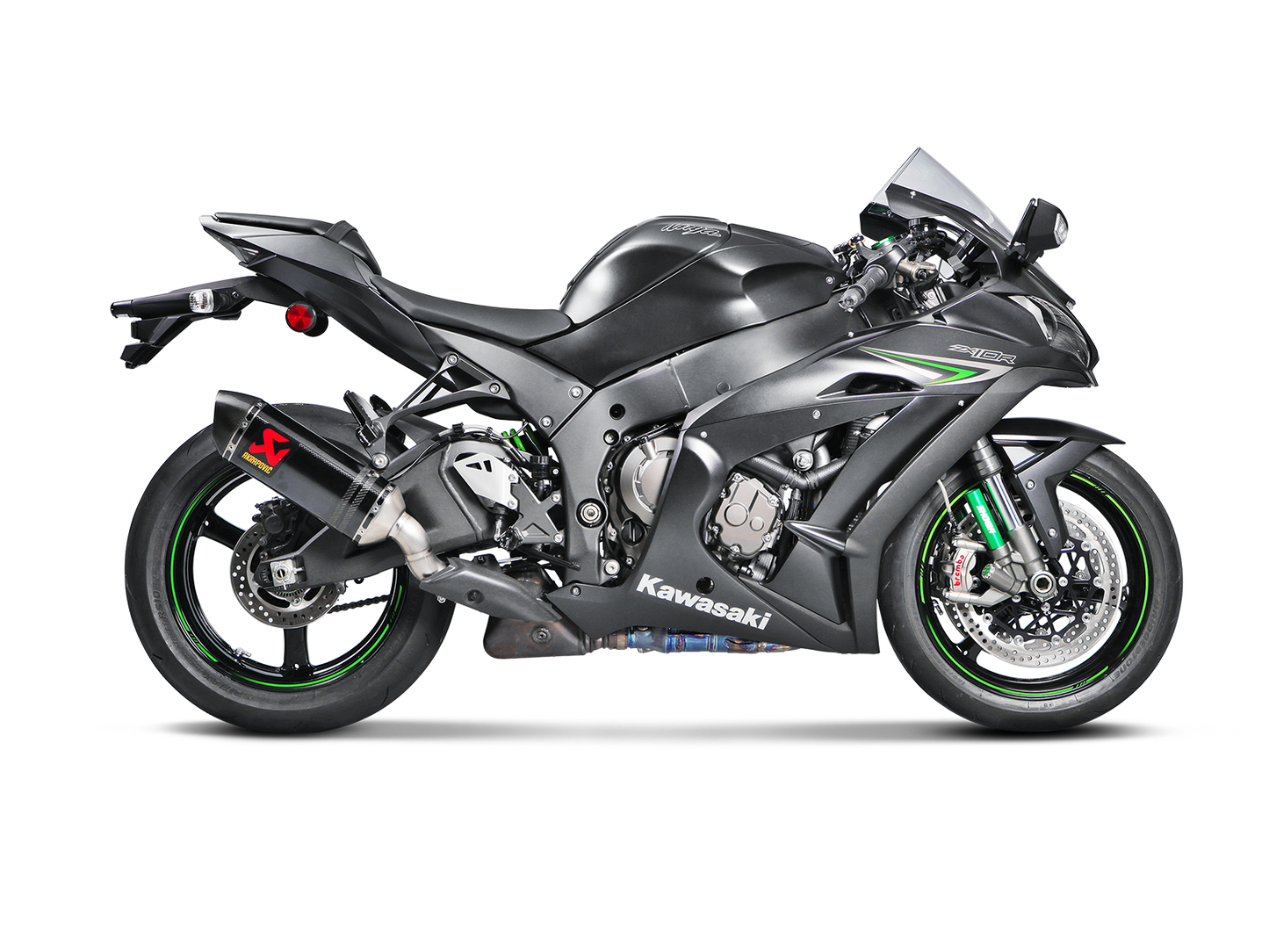 Akrapovič Uitlaat - Kawasaki Ninja ZX-10R 2016-2020 | Ninja ZX-10R SE 2018-2020 | Ninja ZX-10RR 2017-2020 - Slip-On Line (Carbon) - Motor Accessoires