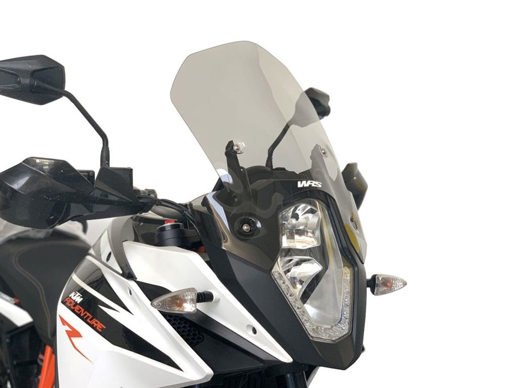 WRS Vervangingsruit - Kawasaki Versys 1000 2012-2014 | KTM 1050 Adventure 2015-2016 en meer - Intermedio - Licht Getint / Transparant