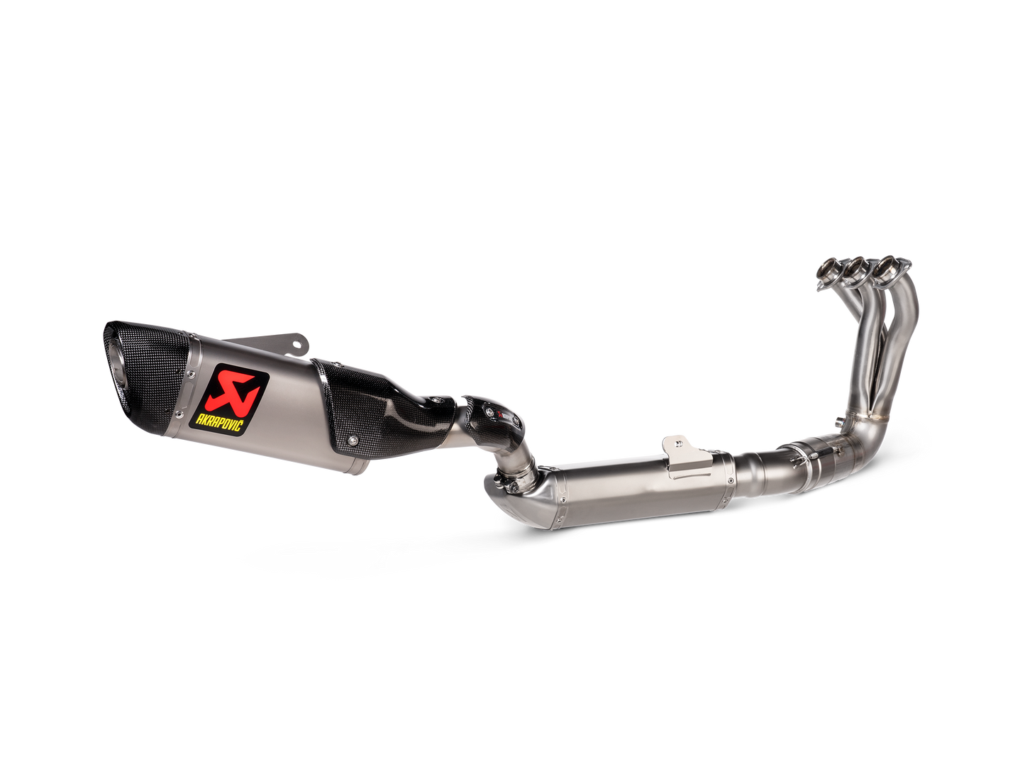 Akrapovič Uitlaat - Yamaha Tracer 9 / GT / GT+ 2021-2024 - Racing Line (Titanium) - Motor Accessoires