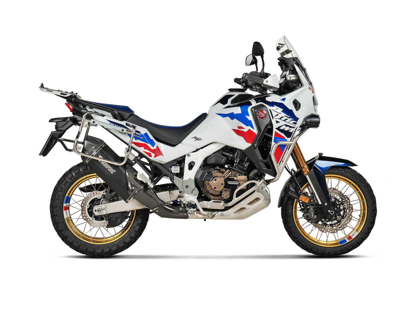 Akrapovič Uitlaat - Honda CRF1100L Africa Twin 202 & meer - Slip-On Line (Titanium)