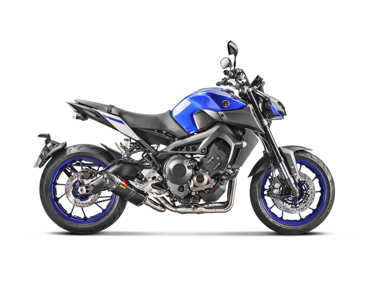 Akrapovič Uitlaat - Yamaha MT-09/FZ-09 2014-2016 | MT-09/FZ-09 2017-2020 | XSR 900 / GP 2016-2021 - Racing Line (Carbon) - Motor Accessoires