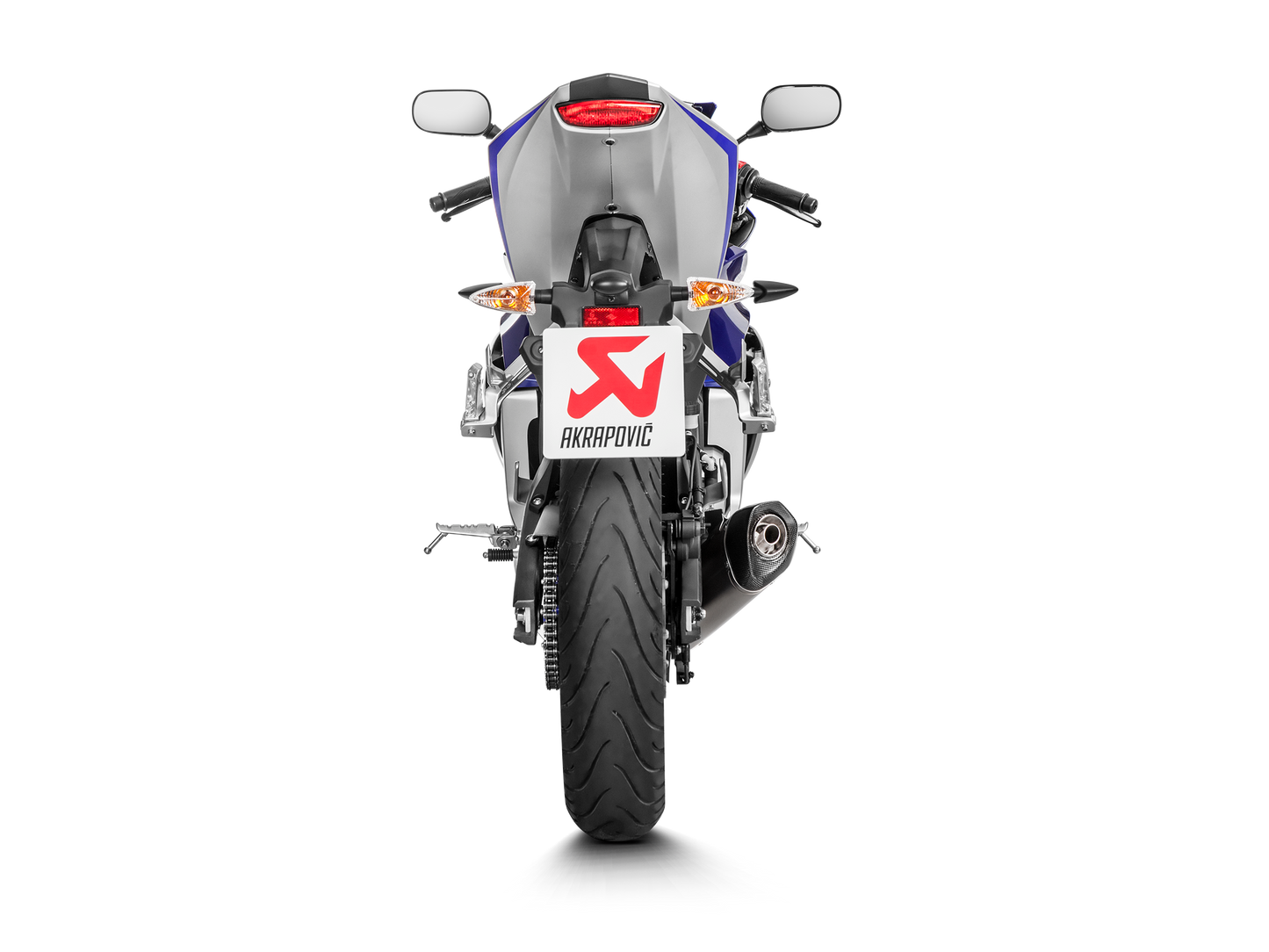 Akrapovič Uitlaat - Yamaha MT-125 2014-2019 | R125 2014-2018 - Racing Line (Titanium) - Motor Accessoires