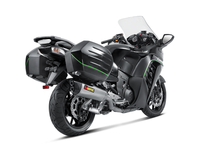 Akrapovič Uitlaat - Kawasaki 1400 GTR 2008-2017 | CONCOURS 14 2008-2017 - Slip-On Line (Titanium) - Motor Accessoires