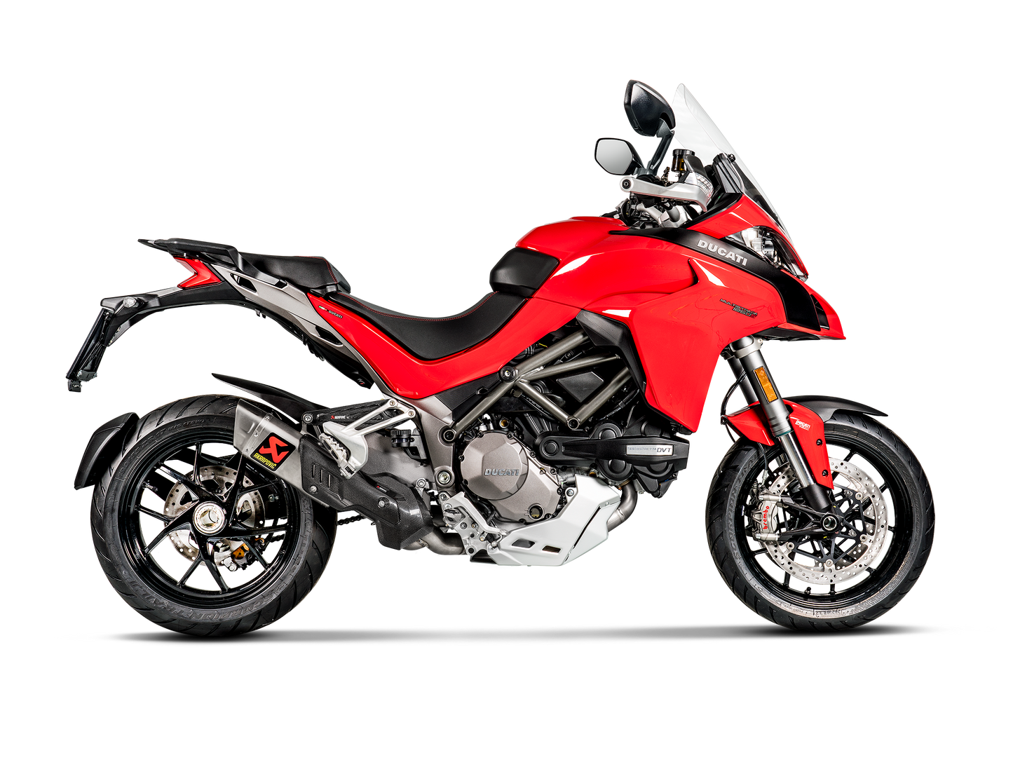 Akrapovič Uitlaat Voorbocht - Ducati Multistrada 1200 2015-2017 | Multistrada 1200 S 2015-2017 | Multistrada 1260 / 1260 S 2018-2020 - Optional Header (Titanium) - Motor Accessoires