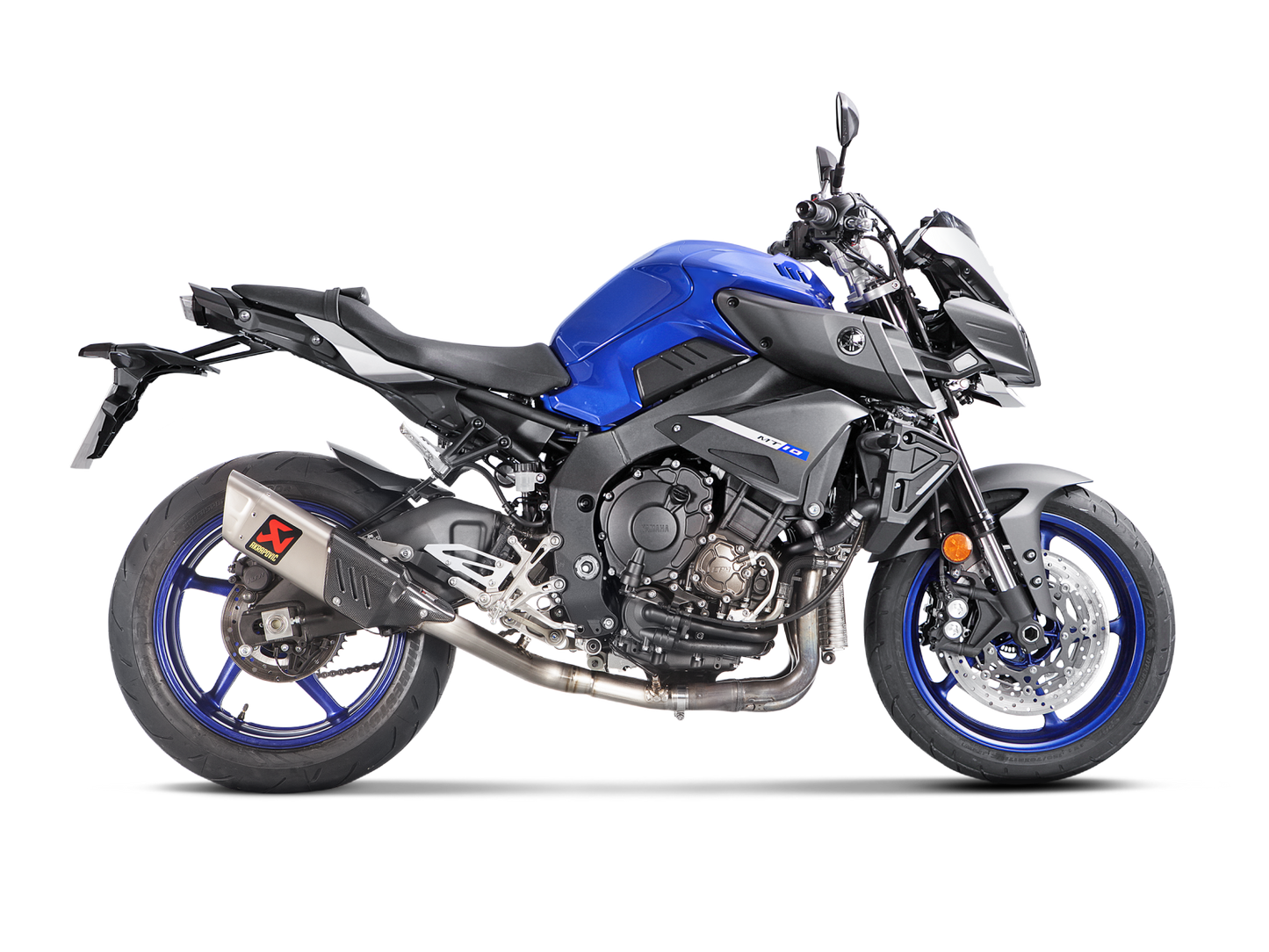 Optionele Akrapovič Uitlaat Accessoires - Yamaha MT-10/FZ-10 2016-2021 - Optional Link Pipe/Collector (Titanium) - Motor Accessoires