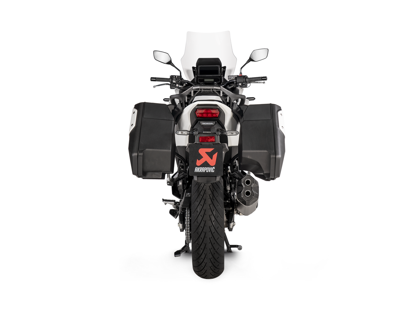 Akrapovič Uitlaat - Honda NT1100 2022-2026 - Slip-On Line (Titanium) - Motor Accessoires